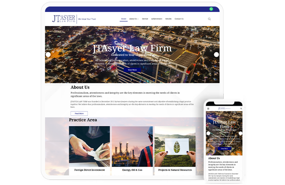 Law firm website